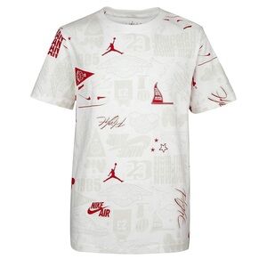 VGUC- Retired Nike Air Jordan AOP 100% Cotton T-Shirt